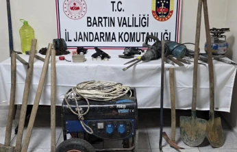 Kaçak Kazıya Jandarmadan Suçüstü