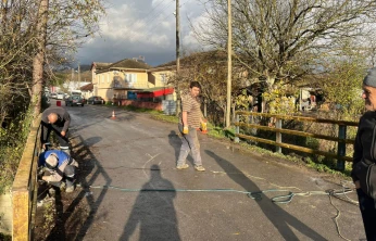 Köy Yolları ve Köprüler Güvenli Hale Getiriliyor