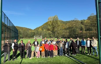 Kurucaşile'de Yeni Futbol Sahası Tamamlandı