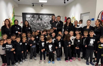 Minik yüreklerden Atatürk'e sevgi dolu anma