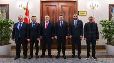 AK Parti Bartın Heyetinden Bakan Tunç'a Ziyaret