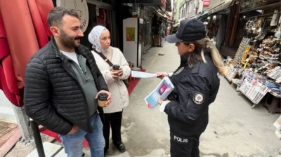 Amasra'da Kadına Şiddete Karşı KADES Bilgilendirmesi