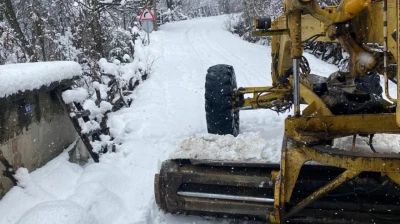 Bartın'da Karla Mücadele Seferberliği