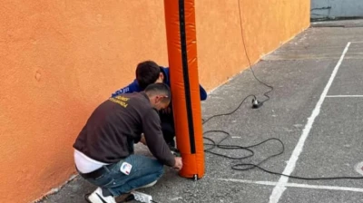 Çaydüzü İlkokulu'nda Spor Alanlarına Güvenlik Dokunuşu