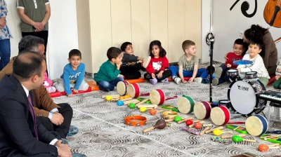 Kaymakam Kadiroğlu Yeni Müzik Sınıfını İnceledi