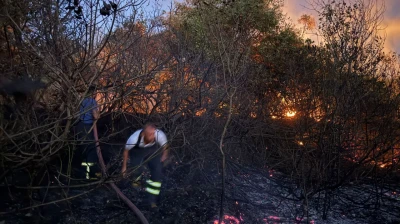 Kozcağız Eskihamidiye'de Yangın