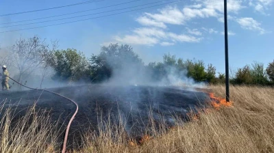 Muratbey Köyü'nde yangın