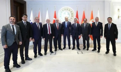 AK Parti heyetinden İçişleri Bakanı Yerlikaya'ya ziyaret