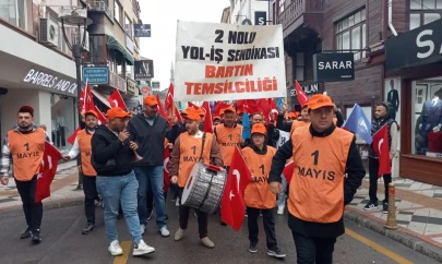 Emek ve Dayanışma Günü yağmura rağmen coşkuyla kutlandı