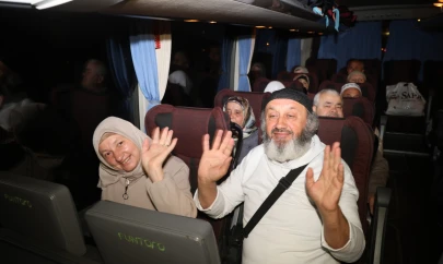 Kutsal topraklara uğurlandılar