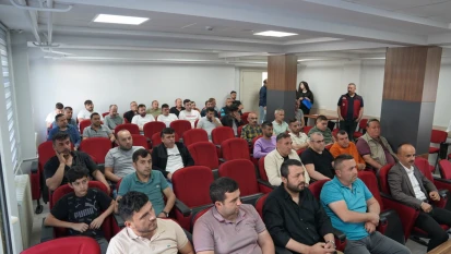 Hayvan nakliyesinde görevli personellere eğitim verildi