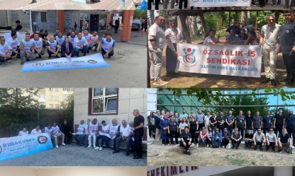 HAK-İŞ oturma eylemine başladı