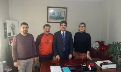 Karakaya'dan Gazeteciler Derneği'ne Tebrik Ziyareti