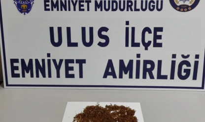 Ulus'ta Uyuşturucu Operasyonu