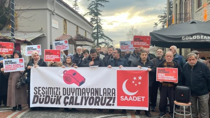 Saadet Partisi'nden 'Deprem Düdüğü'yle Tepki