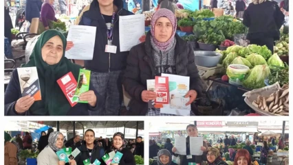 Kadınlar Pazarında Sağlık Bilgilendirmesi