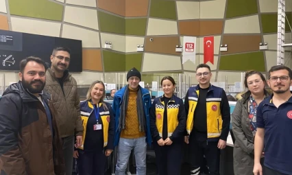 112 Acil Sağlık Çalışanlarına Moral Ziyareti