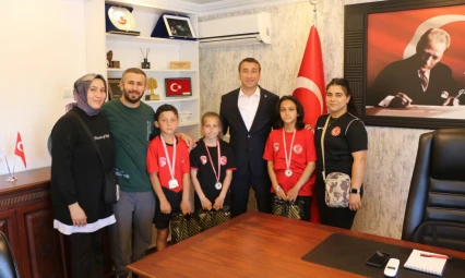 Akkaş, Türkiye Şampiyonu Güreşçileri ağırladı