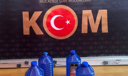 Bartın'da Kaçak Etil Alkol Operasyonu