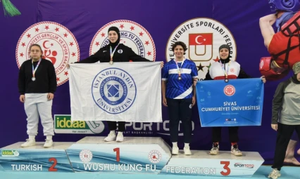 BARÜ'lü Sporculardan Wushu Türkiye Şampiyonası'nda 3 Madalya