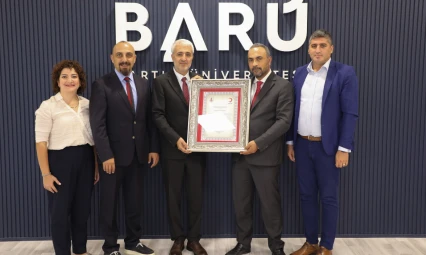 BARÜ'nün Kan Bağışı Desteği Gümüş Madalya ile Taçlandı