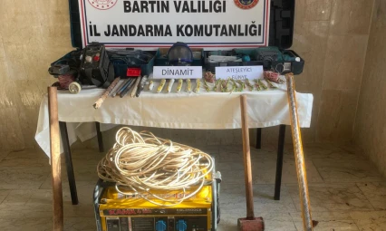 Ulus'ta Kaçak Kazıya Suçüstü: