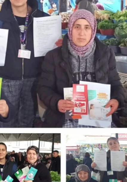 Kadınlar Pazarında Sağlık Bilgilendirmesi