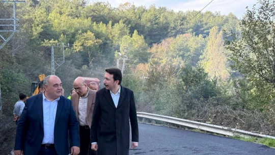 Amasra Yolunda Asfalt Çalışmaları Tamamlandı