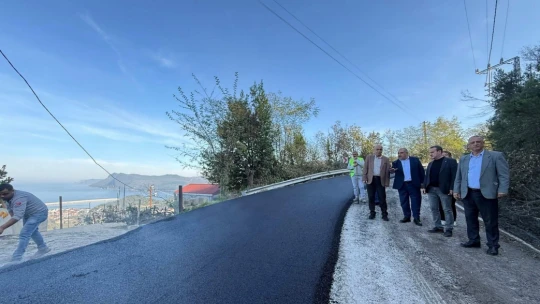 Amasra Yolunda Asfalt Çalışmaları Tamamlandı