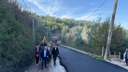 Amasra Yolunda Asfalt Çalışmaları Tamamlandı