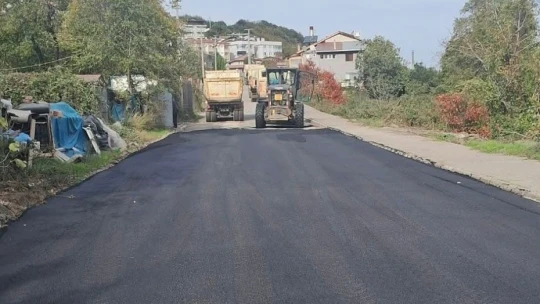 Amasra Yolunda Asfalt Çalışmaları Tamamlandı