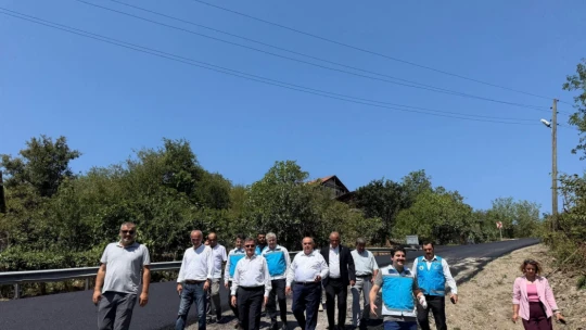 Amasra Yolunda Asfalt Çalışmaları Tamamlandı