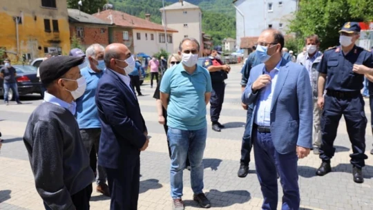 Güner'den yaka seli mağduru Hasankadı'da inceleme