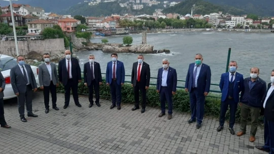Tunç ve Çelik'ten Amasra çıkarması