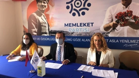 Memleket Partisi İl Başkanı Mustafa Çelik oldu