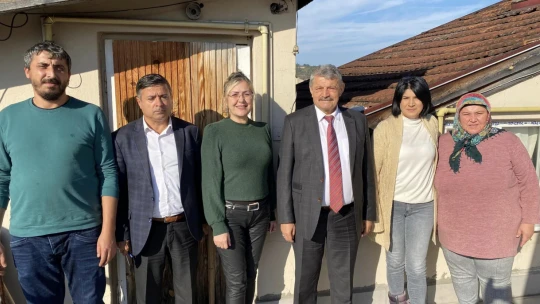 Akın ve Özçelik'ten Hergün'e nezaket ziyareti
