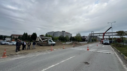 Aldatmaz kavşak projesini yerinde inceledi