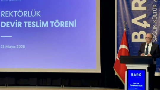 BARÜ'de Devir Teslim Töreni