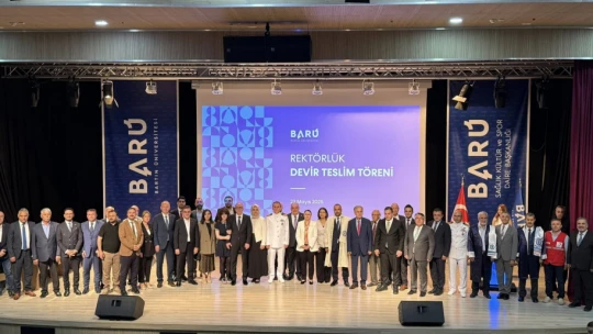 BARÜ'de Devir Teslim Töreni