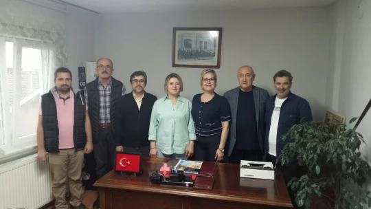 TÜED Bartın Şubesi'nden Hergün Gazetesi'ne Kutlama Ziyareti