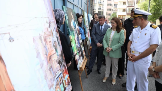 Güzel Sanatlar Lisesi Öğrencilerinden Yıl Sonu Sergisi