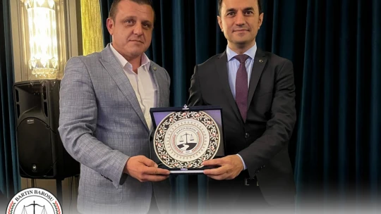 Bartın Adliyesinde Veda