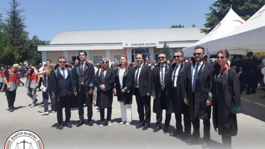 Davayı Baro Başkanı Nail Öztürk de takip etti