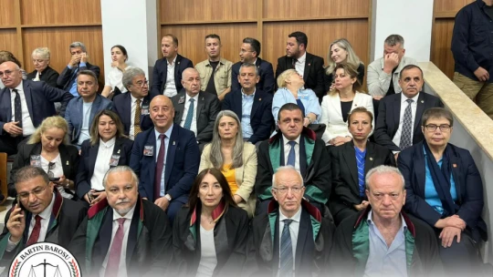 Davayı Baro Başkanı Nail Öztürk de takip etti