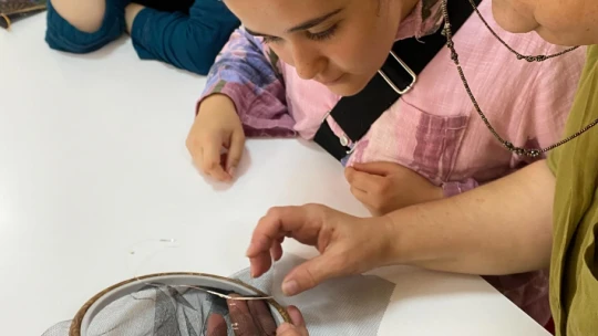 Uluslararası öğrenciler Bartın'da Tel Kırma sanatıyla tanıştı