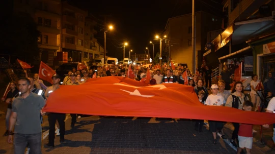 Amasra, Ulus ve Kurucaşile 15 Temmuz'da tek yürek