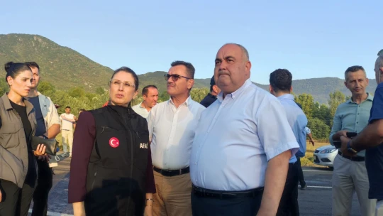 Havadan Karadan Müdahale Bartın'da Yangın Söndürüldü