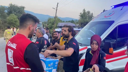 Havadan Karadan Müdahale Bartın'da Yangın Söndürüldü