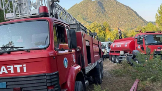 Havadan Karadan Müdahale Bartın'da Yangın Söndürüldü