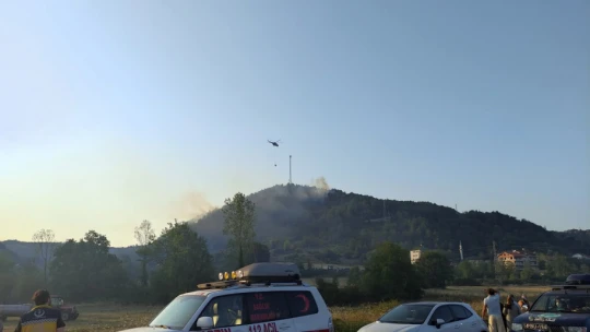 Havadan Karadan Müdahale Bartın'da Yangın Söndürüldü